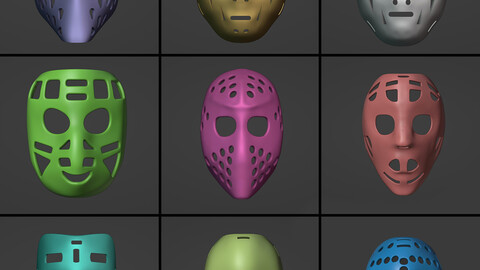 Vintage Hockey Masks Pack