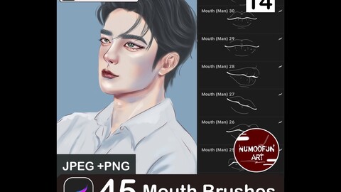 Mouth Man Brush – Brushes For Procreate