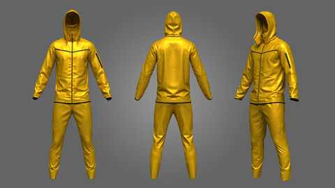 Mens Tracksuits 3D Model