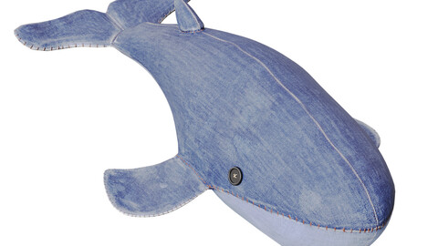 Soft toy Whale