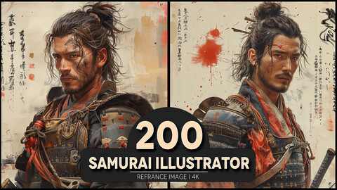 Samurai illustrator 4K Reference/Concept Images