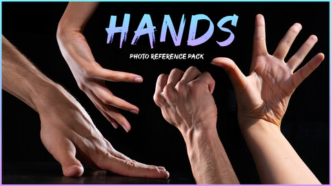 Hands- Photo Reference Pack For Artists 587 JPEGs noAI