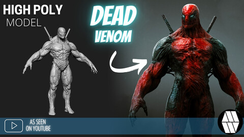 FREE ZBrush Model: Dead Venom High Poly ZTL