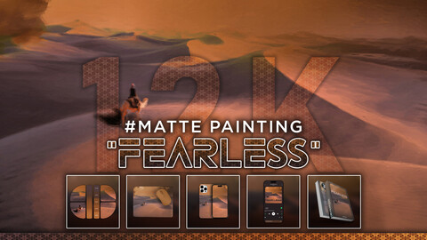 MATTE PAINTING: "Fearless" 12K Digital Art