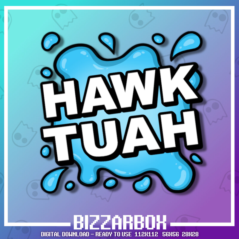 ArtStation - Twitch Emote: Hawk Tuah | Artworks