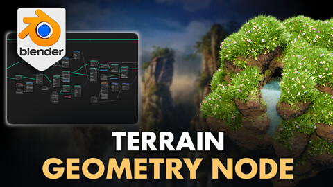 Blender Geometry Node Terrain Generator