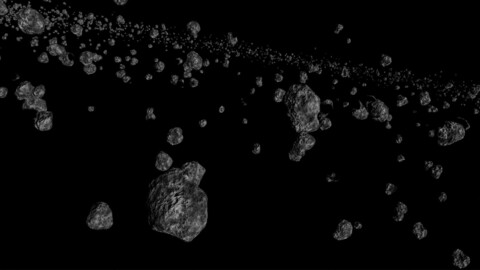 Procedural Asteroid Belt