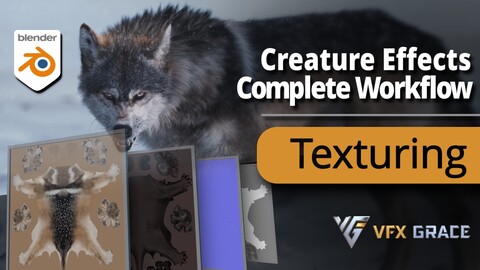 Blender Creature Effects Tutorial - Texturing Section