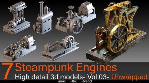 7- Steampunk Engines- Vol 03