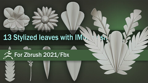 Stylized leaves