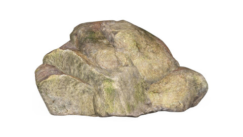 Low Poly Stone Rock 10