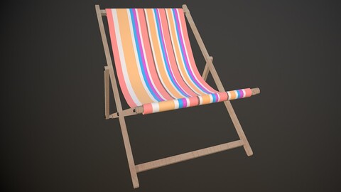 3D Beach chair