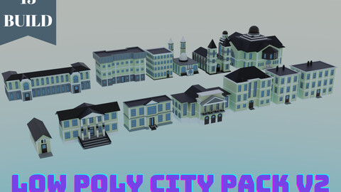 Low Poly City Pack - V2