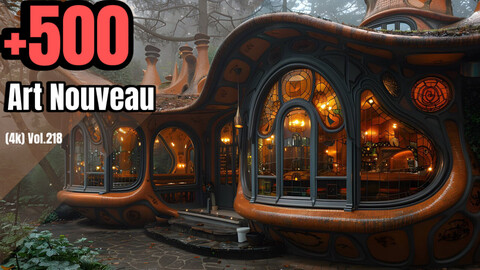 +500 Art Nouveau Concept(4k)