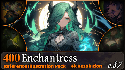 400 Enchantress Reference Pack | 4K | v.87