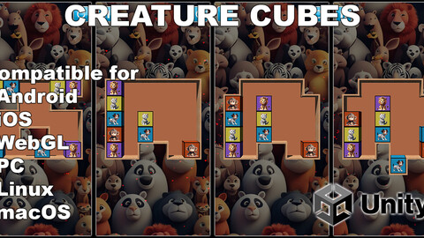 Creature Cubes - Unity Puzzle Game With AdMob