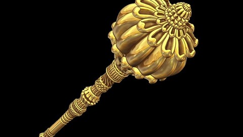 Hanuman Weapon 3d Model