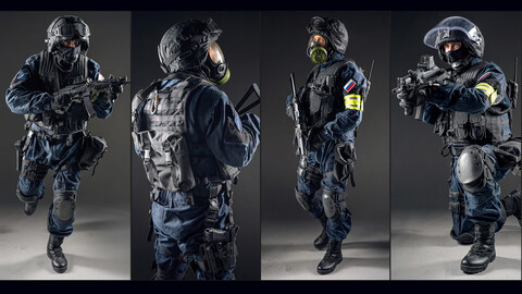 Urban Operator | Military Pose & Gear Reference Pack