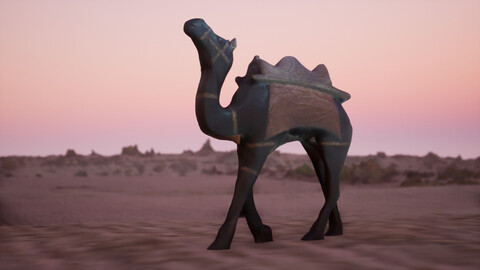 3D scanned camel