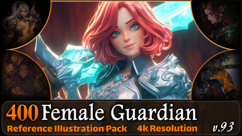 400 Female Guardian Reference Pack | 4K | v.93