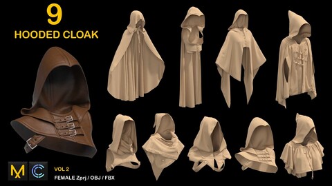 9 HOODED CLOAK