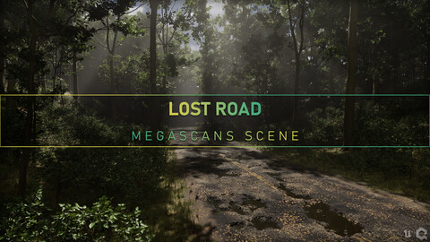 Megascans Scene - Lost Road