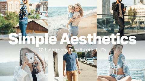 20 Simple Aesthetics LUTs & Lightroom Presets