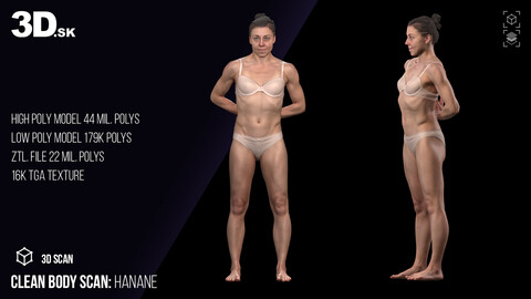 Clean 3D Body Scan | Hanane Underwear