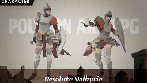 [Polygon Art RPG] Resolute Valkyrie