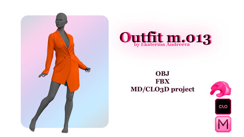 Outfit m.013. Genesis 8 female.