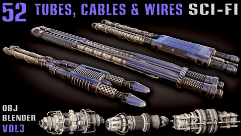 52 Sci-Fi Tubes, Cables & Wires - Vol. 3