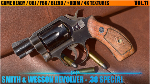 Game Ready Smith & Wesson Model 10 Snub Nose Revolver - .38 Special