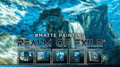 MATTE PAINTING: "Realm of Exile" | Landscape Art