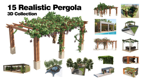 Modular Pergola 3D Pack