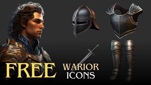 Medieval Warrior Icon Pack - Free Asset