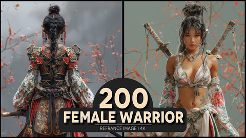 Female Warrior 4K Reference/Concept Images