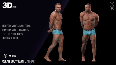 Clean 3D Body Scan | Garrott Underwear