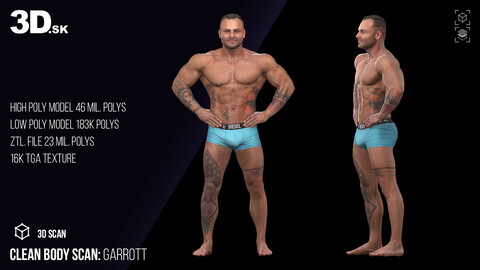 Clean 3D Body Scan | Garrott Underwear