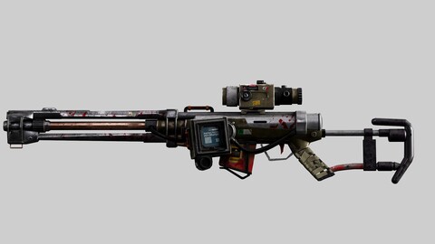 Nova Raygun 4k textures (Maya and Substance files included) - concept by zsyuan