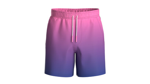 Mens ombery effct shorts