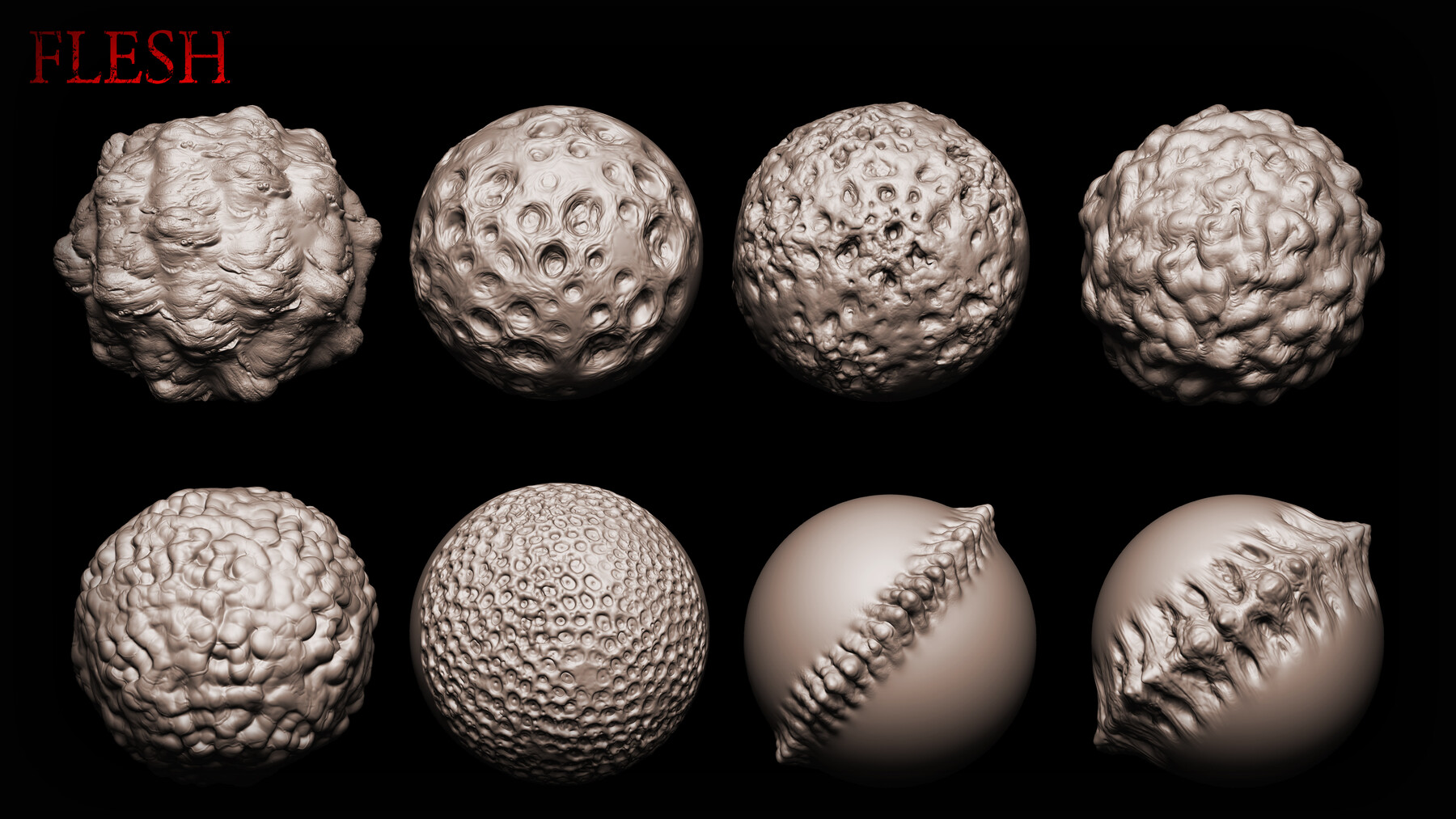 ArtStation - Zbrush + Blender Wounds Maker 160 Brushes Bundle 20% OFF ...