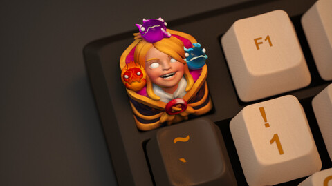 Kid Invoker Artisan Keycap