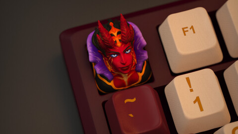 Queen of Pain (Arcana) Artisan Keycap