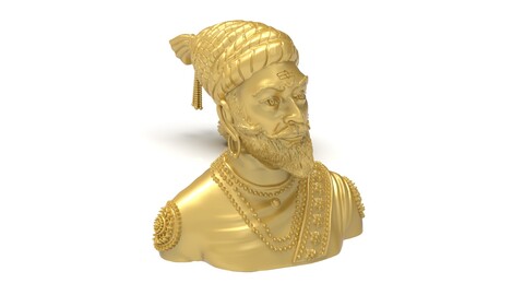 Shivaji Maharaj 3Dprint file