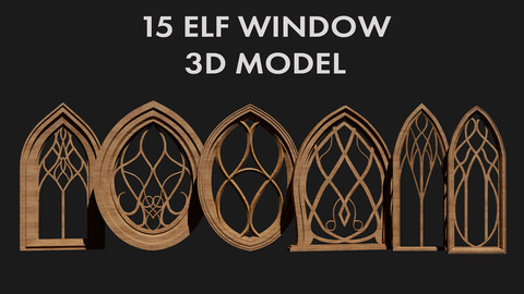 15 Elf Windows 3D Model