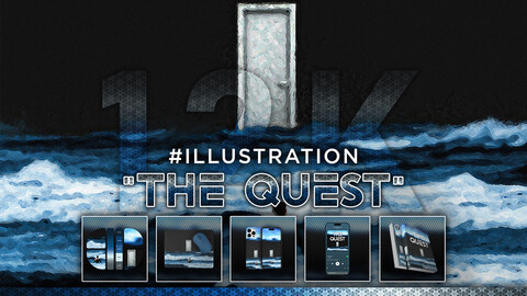 ILLUSTRATION: "The Quest" 12K Digital Art