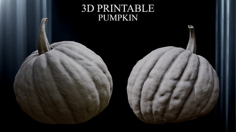 3D PRINTABLE PUMPKIN