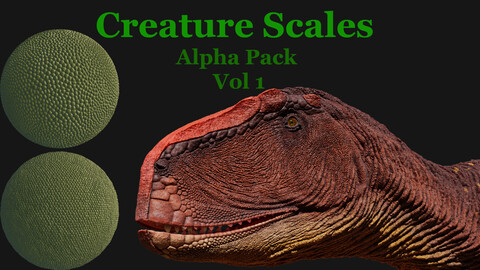 Creature Scales Alphas and Textures