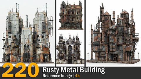 Rusty Metal Building | Reference Images | 4K