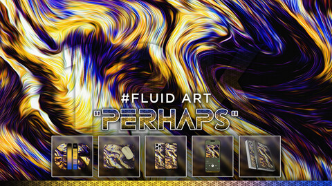 FLUID ART: "Perhaps" | Abstract Background